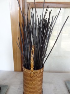 竹の細い炭