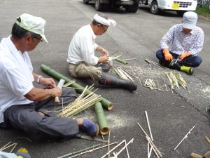 竹串作り